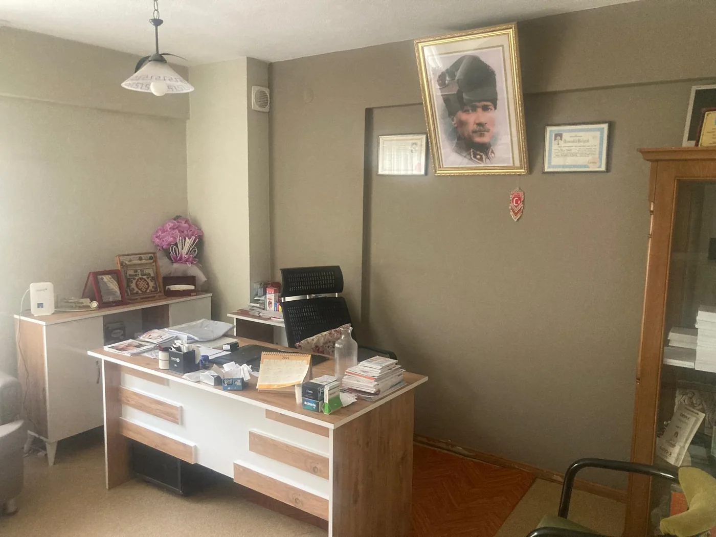 Bergama menopoz takibi muayene odası — Op. Dr. Ahmet Görüş kliniği